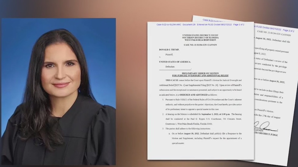 Trump-appointed judge agrees to former president's request for special master to review documents seized in FBI's Mar-a-Lago search